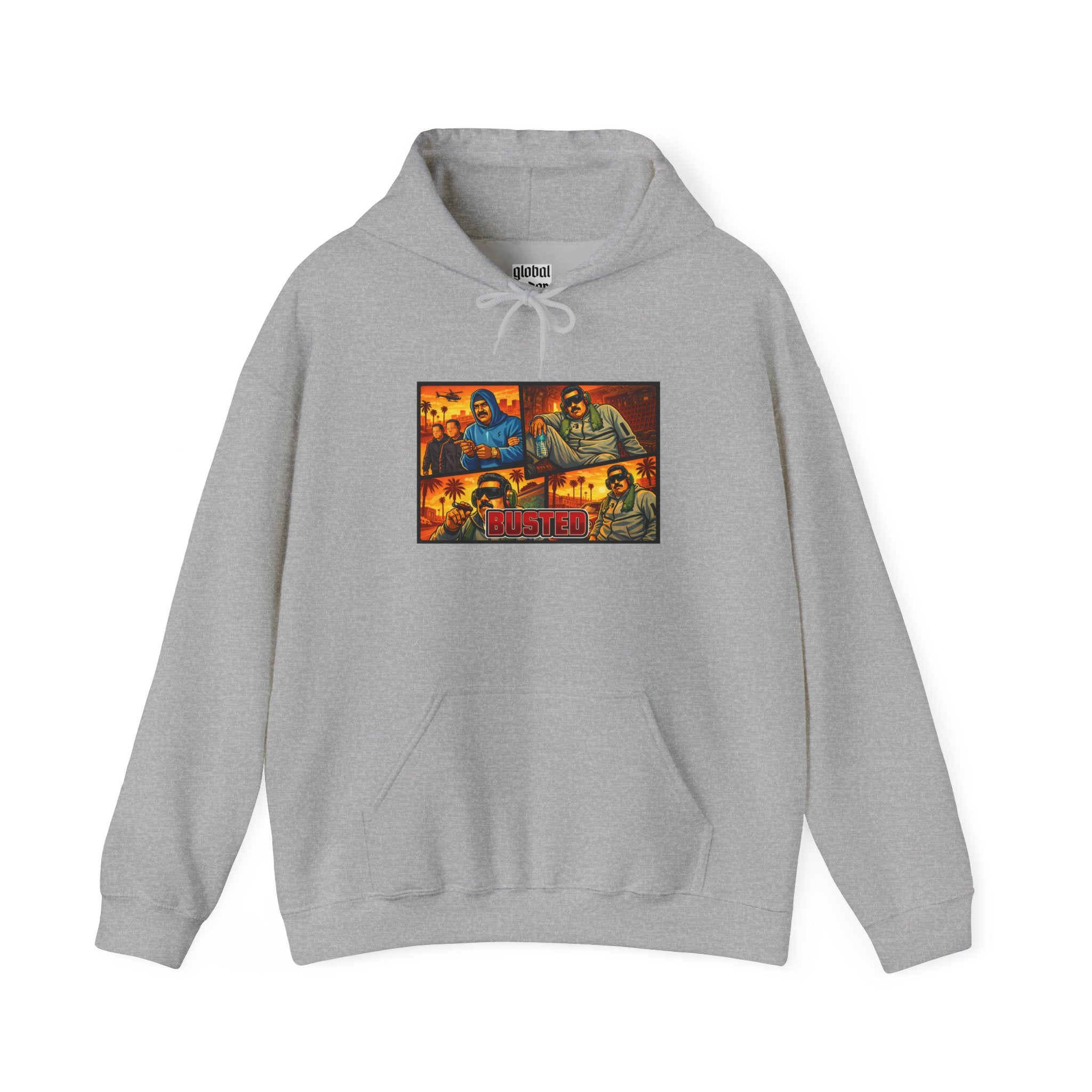 Day in USA - Front Graphic Hoodie